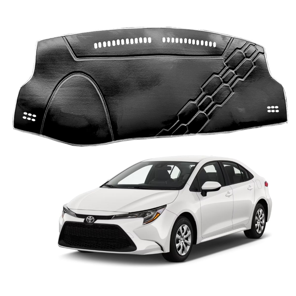 TECGO - PROTECTOR PARA TABLERO TIPO TOYOTA COROLLA 2019-2020