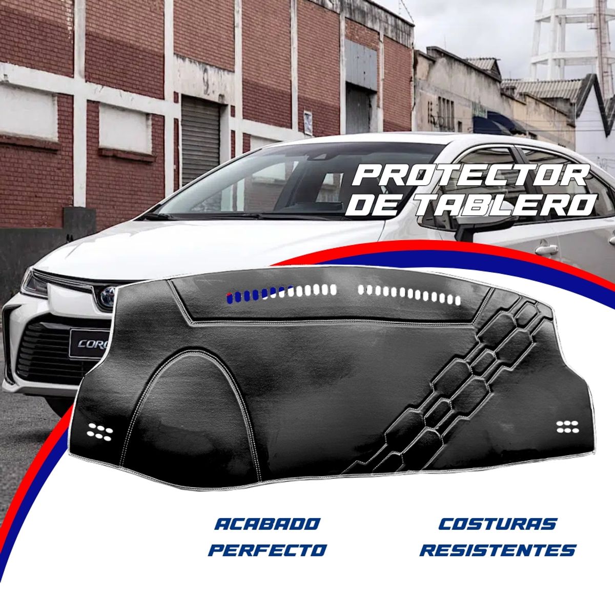 TECGO - PROTECTOR PARA TABLERO TIPO TOYOTA COROLLA 2019-2020