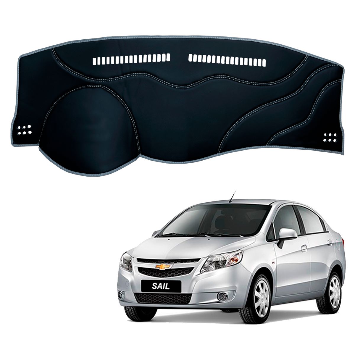 TECGO - PROTECTOR PARA TABLERO TIPO CHEVROLET SAIL 2017-2020