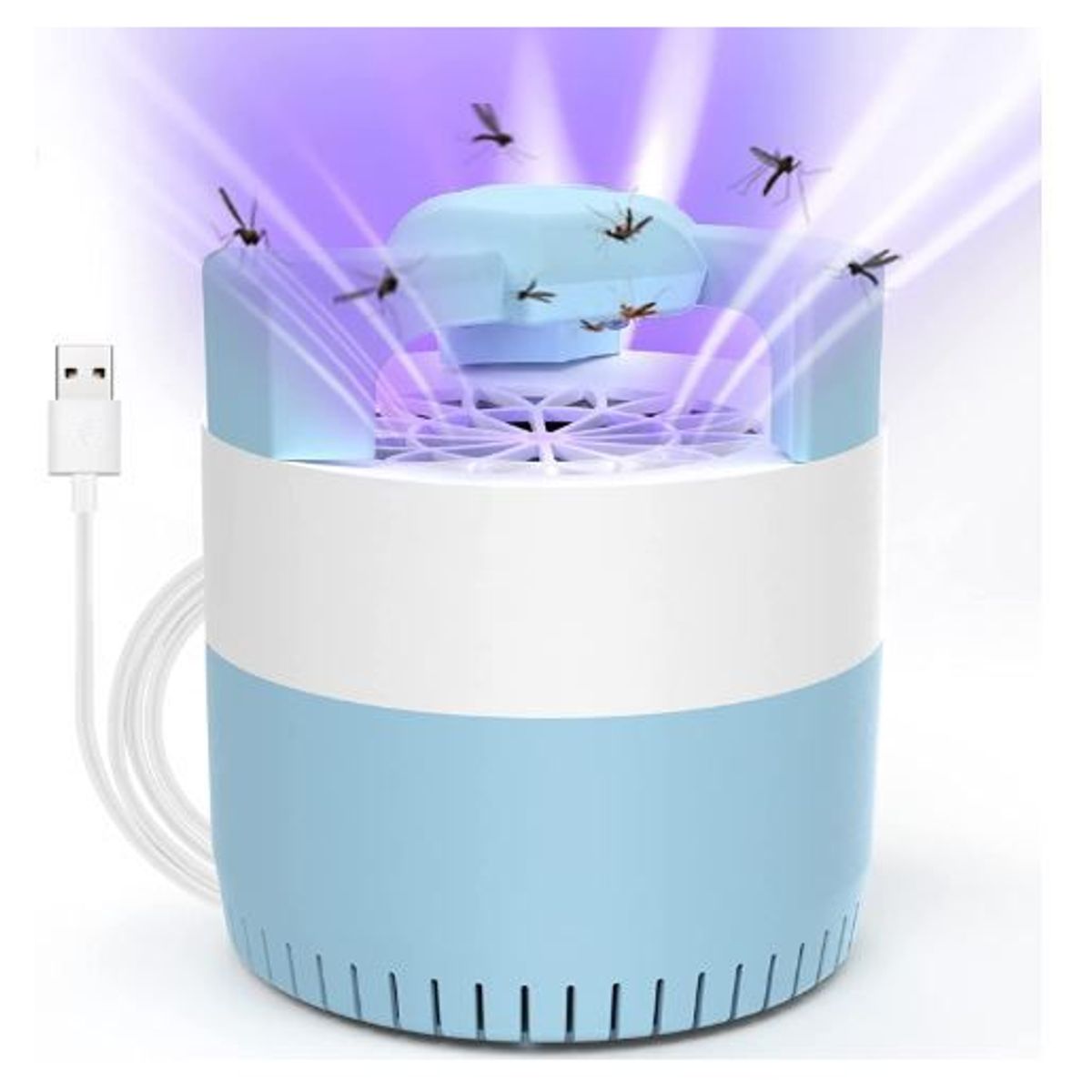 GENERICO - Lampara elimina moscas mosquitos - atrapa mosca electrico