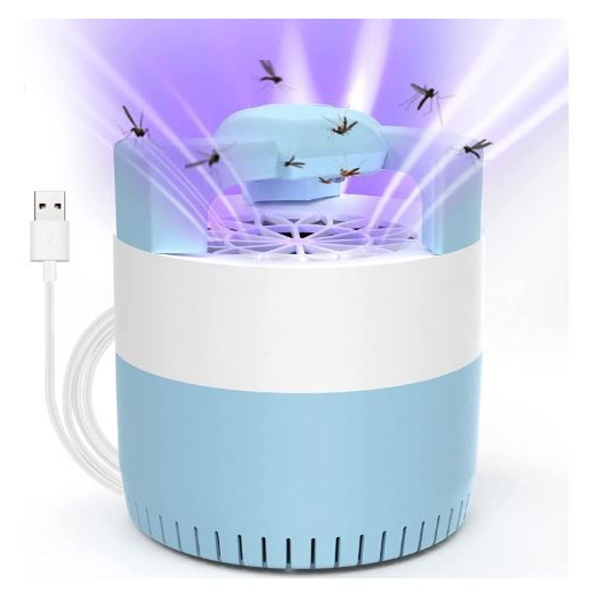 GENERICO - Lampara elimina moscas mosquitos - atrapa mosca electrico