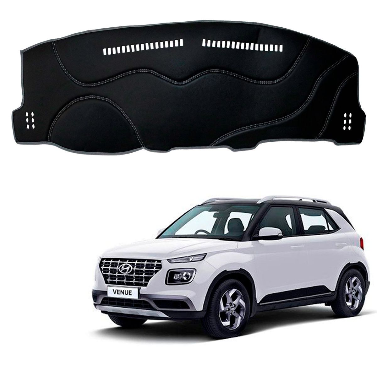 TECGO - PROTECTOR PARA TABLERO TIPO HYUNDAI VENUE 2020-2021