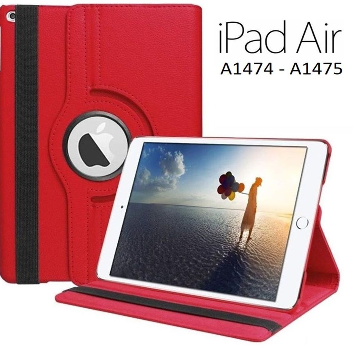 GENERICO - Funda Giratoria 360° para iPad Air 1era Gen A1474 A1475 Case