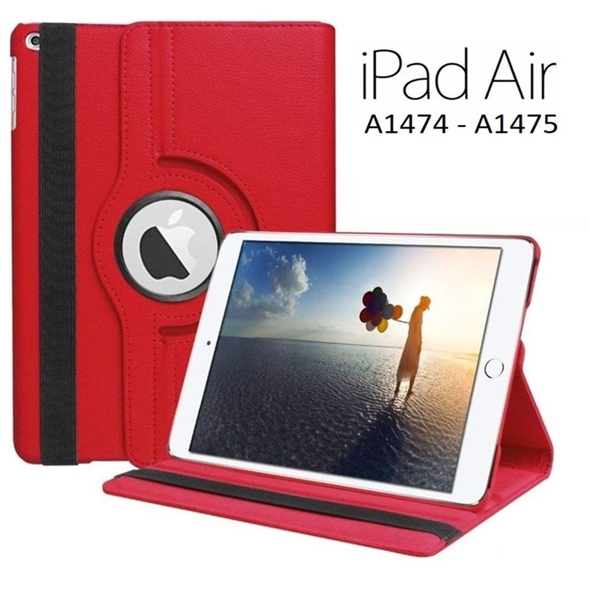 GENERICO - Funda Giratoria 360° para iPad Air 1era Gen A1474 A1475 Case