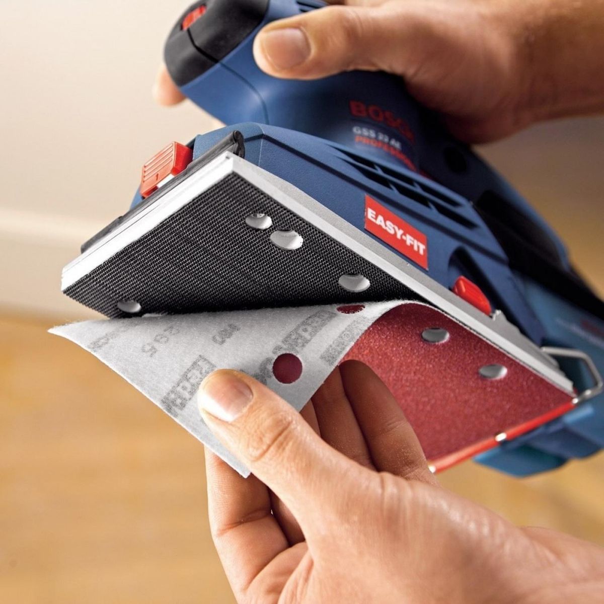 BOSCH - Lijadora Orbital 1/3 (93 x 230 mm) 190W Bosch GSS 23 AE