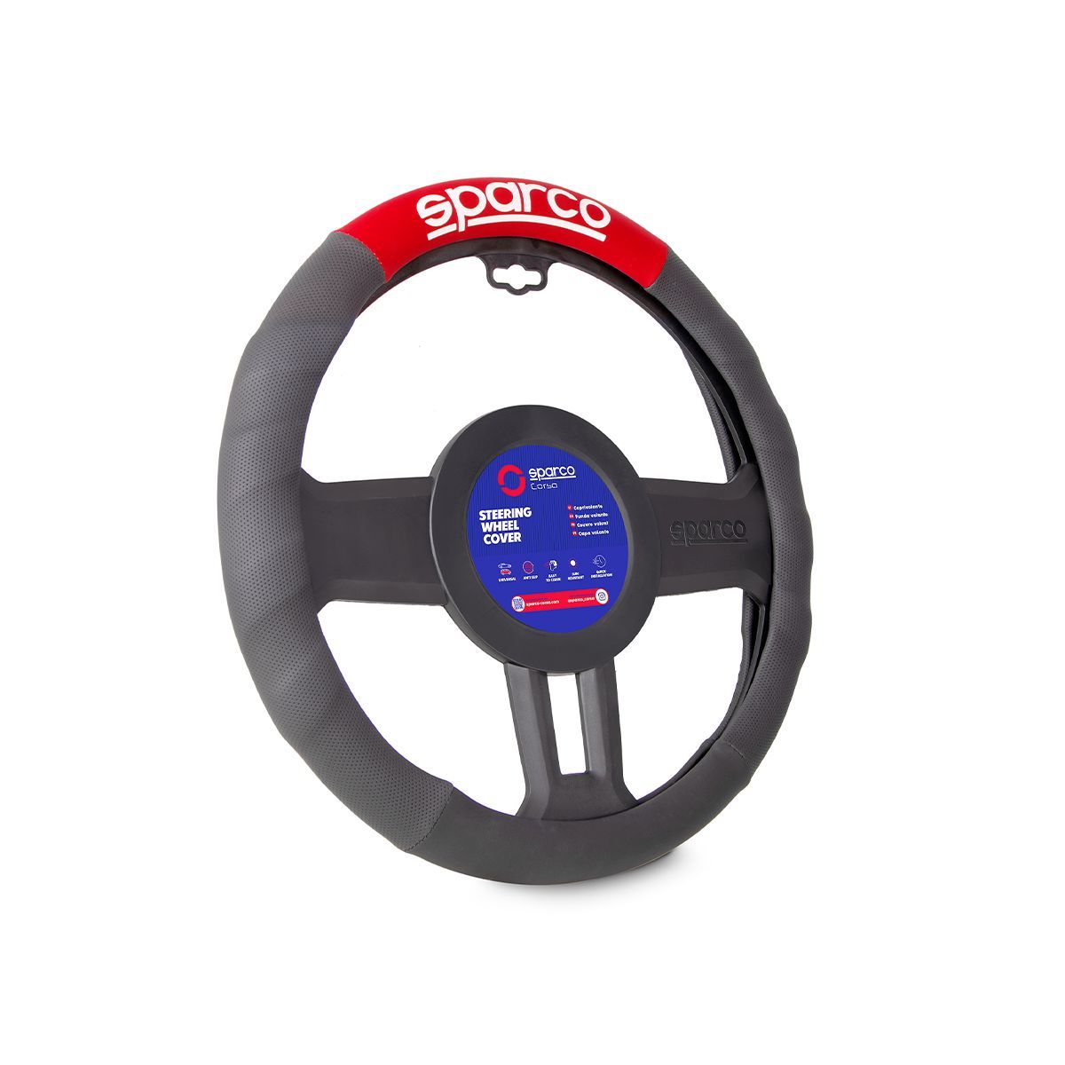 SPARCO - Funda Cubre Volante Forro De Timon Sparco Spc1111rs