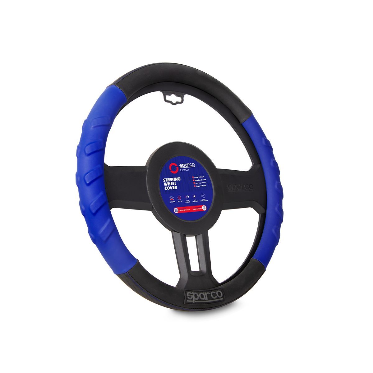 SPARCO - Funda Cubre Volante Forro De Timon Sparco Spc1117bl