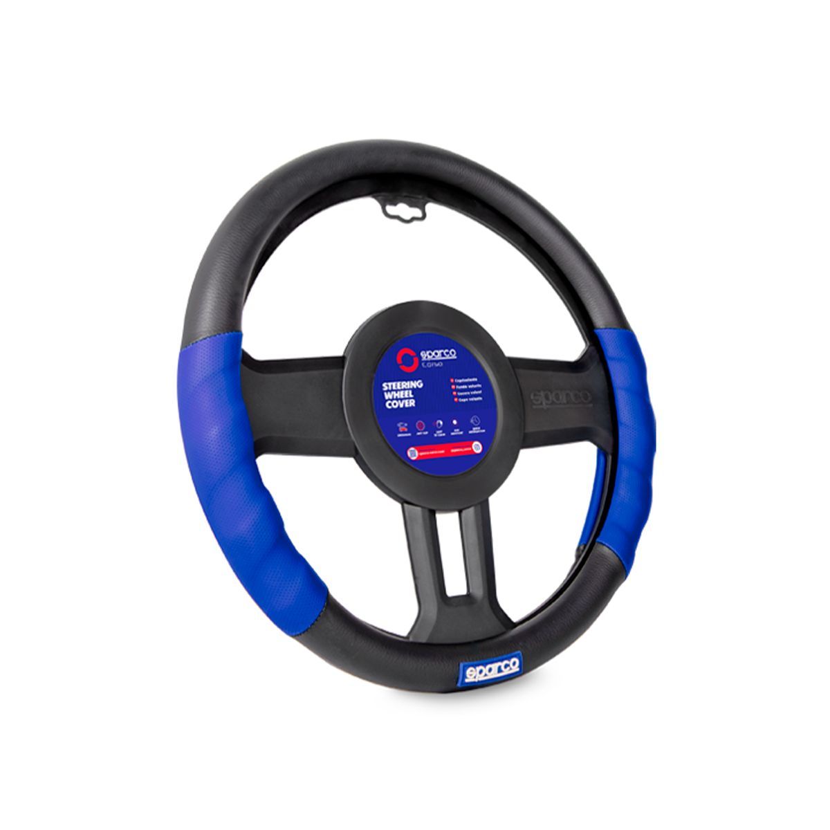 SPARCO - Funda Cubre Volante Forro De Timon Sparco Spc1100l.