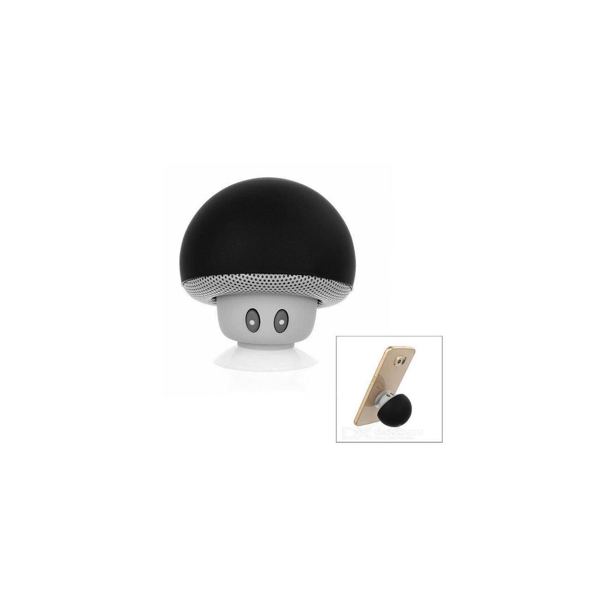 GENERICO - Mini Parlante Bluetooth Honguito con Pop Socket