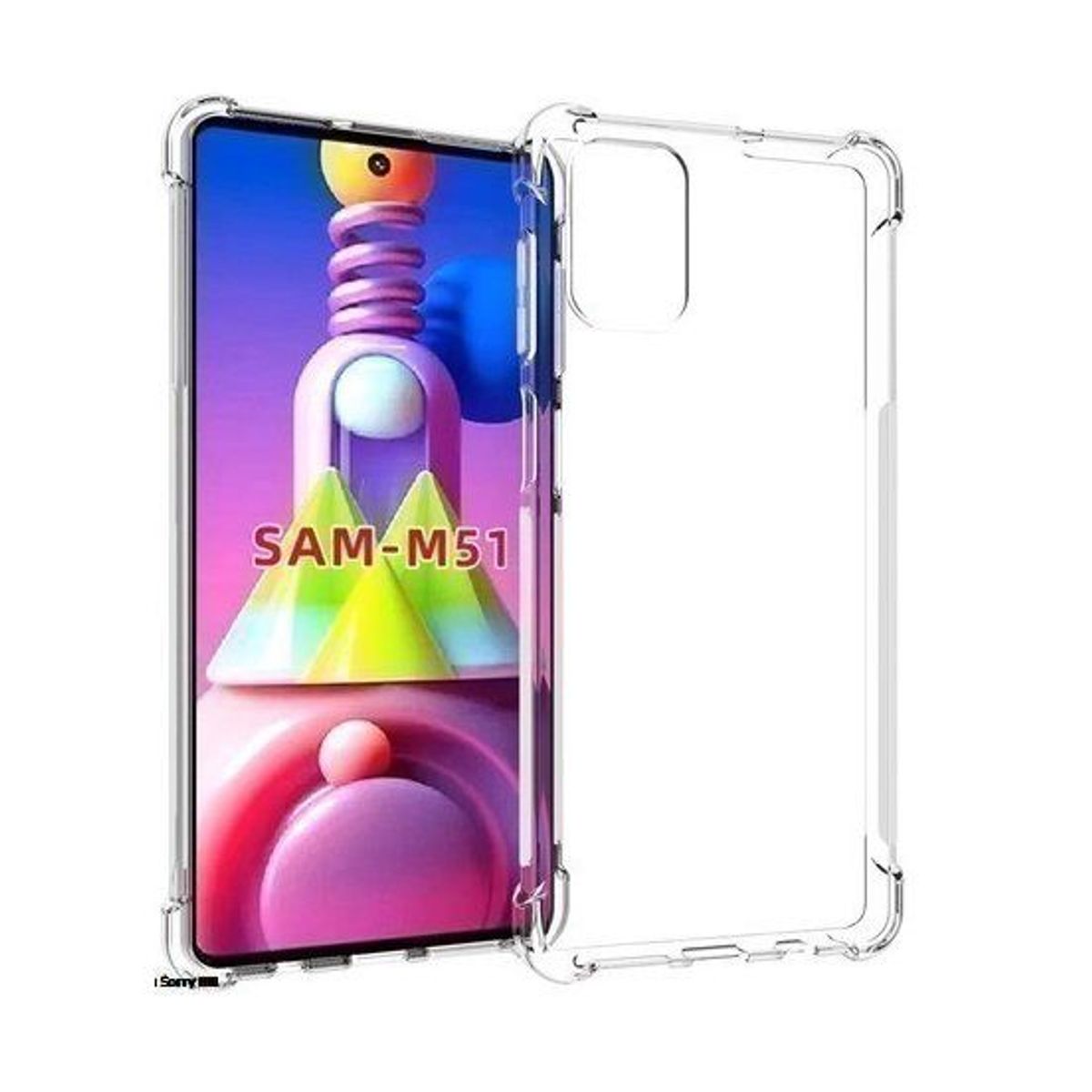 GENERICO - Funda Transparente para Samsung M51