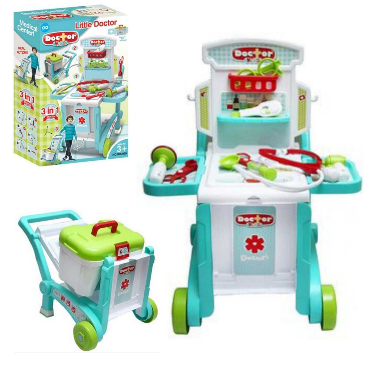 GENERICO - Set medico doctor convertible 3 en 1