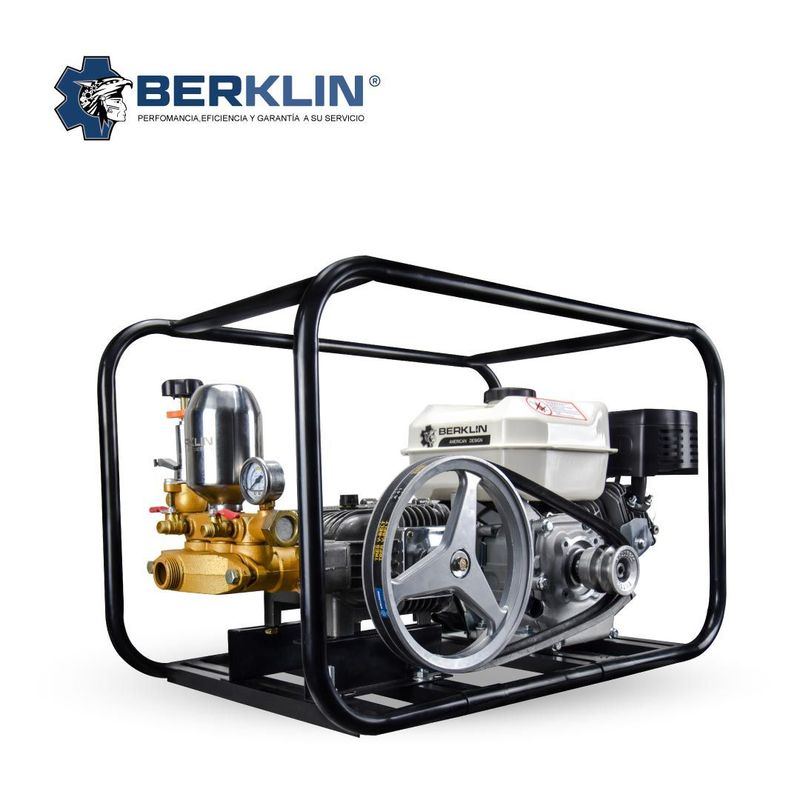 BERKLIN - FUMIGADORA ESTACIONARIA CON MOTOR GASOLINERO PISTON DE ACERO