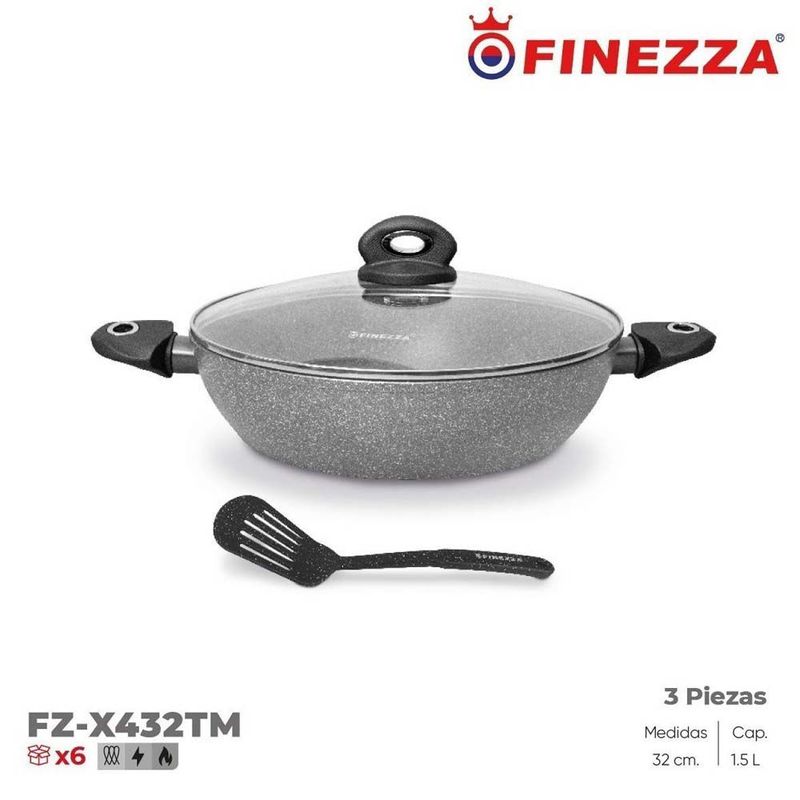 FINEZZA - Olla Antiadherente de Granito Finezza 32 Cm