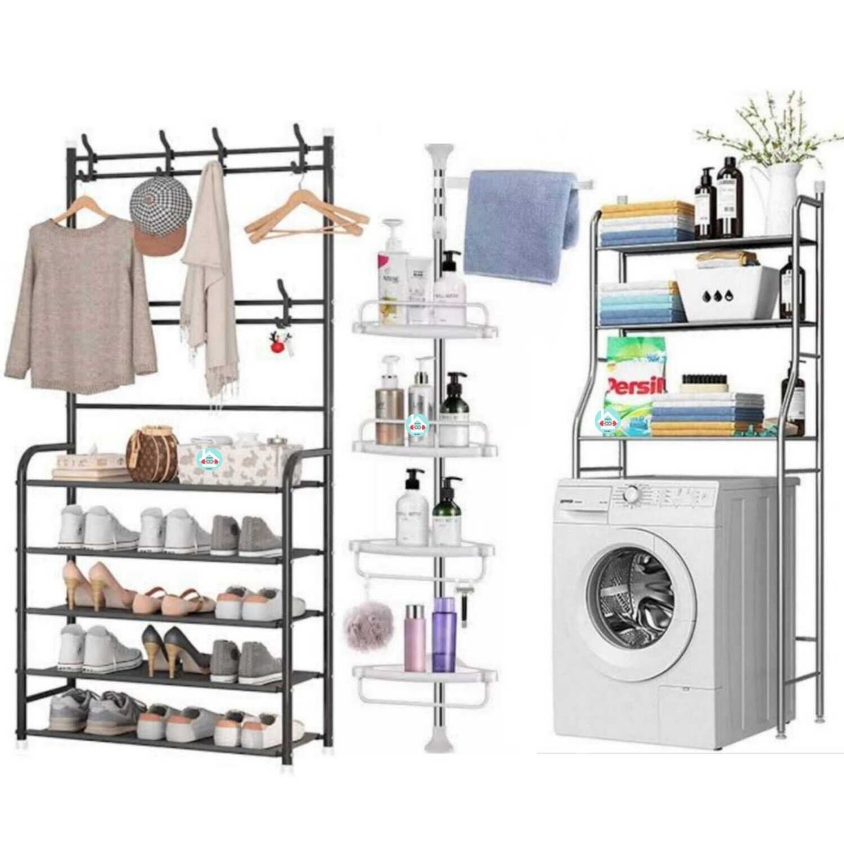 GENERICO - Organizador lavanderia  esquinero  zapatera