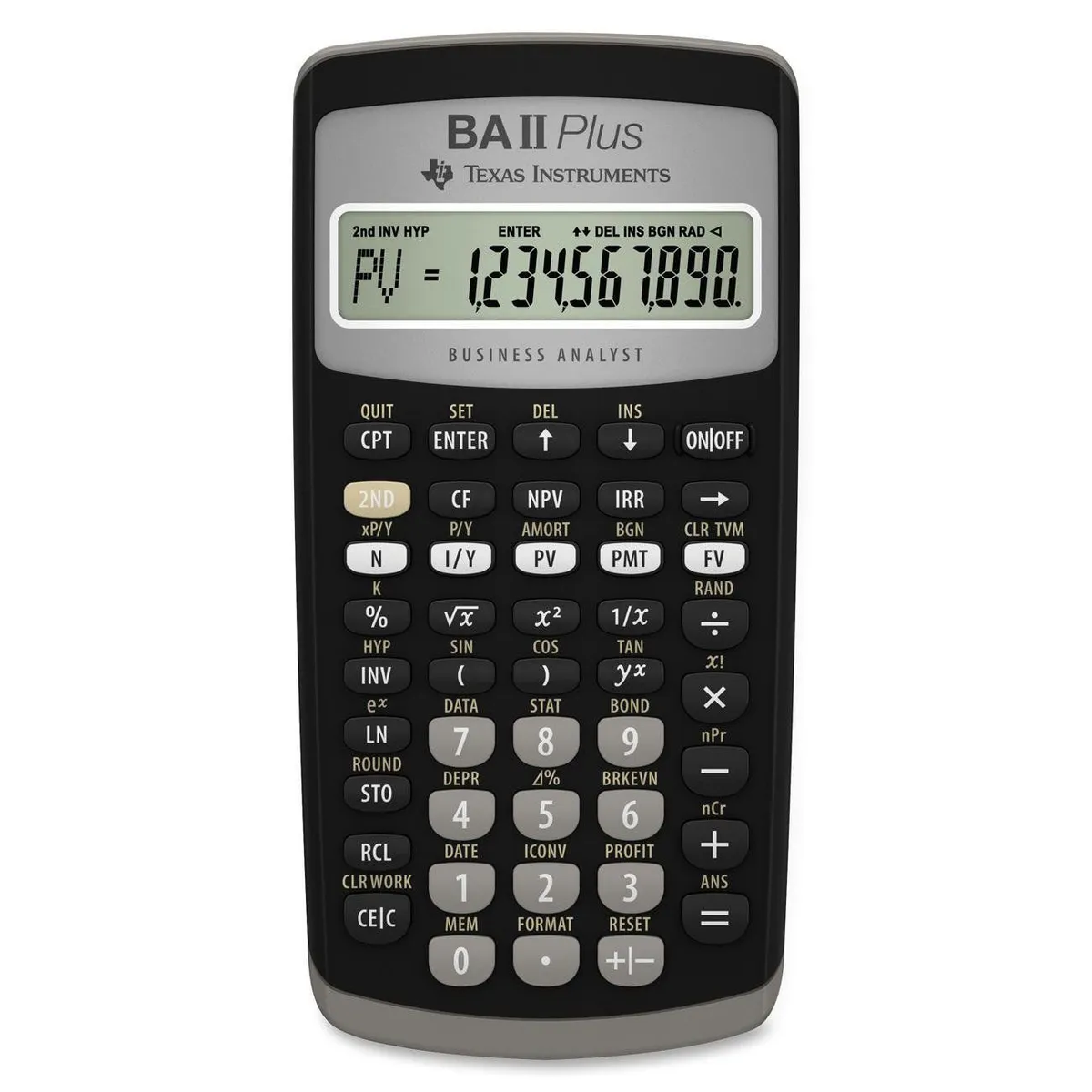 TEXAS - Calculadora Financiera Texas Instruments Baii Plus