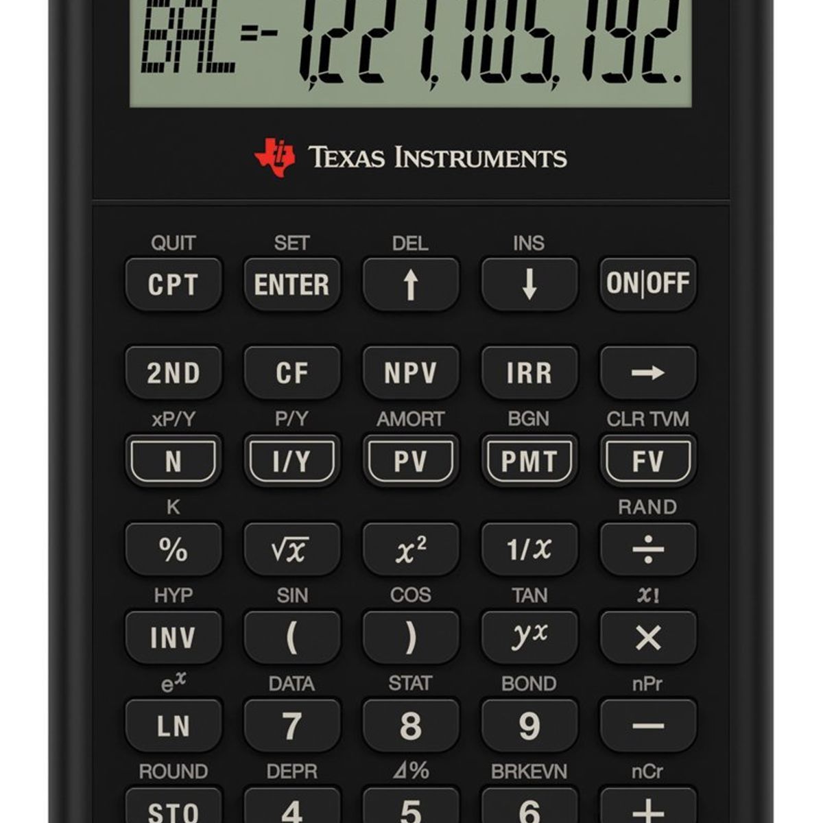 TEXAS - Calculadora Texas Instruments Baii Plus Profesional