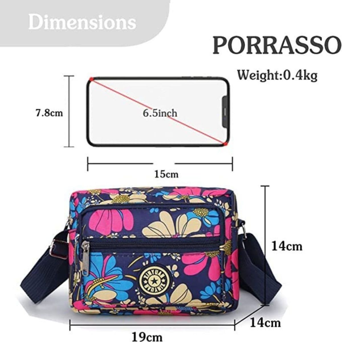 GENERICO - Morral con Diseños de Nylon F2023005