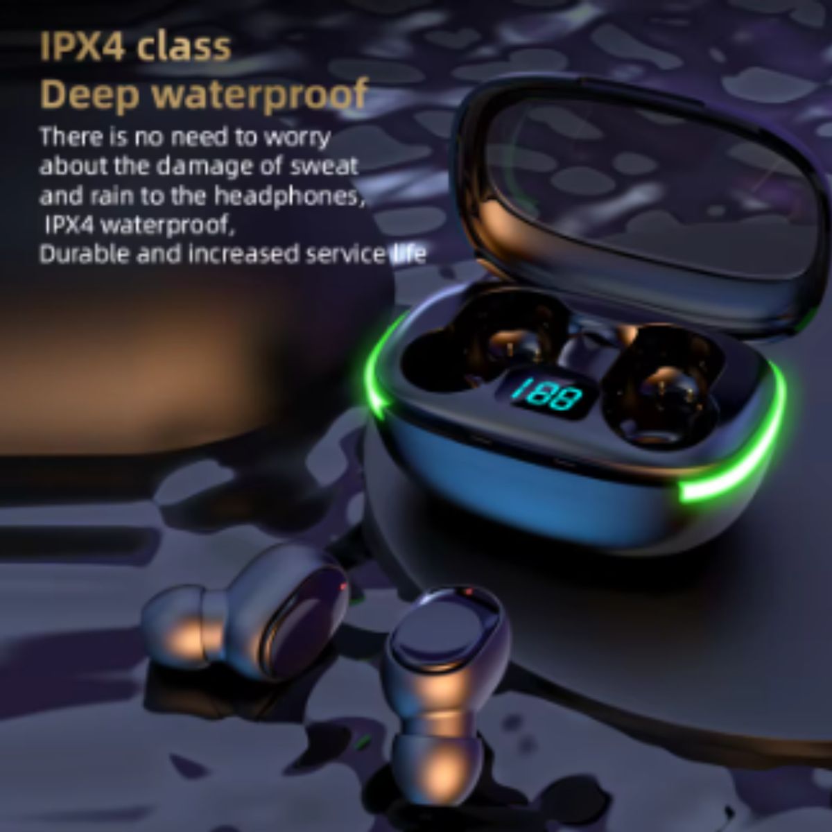 GENERICO - Audifonos Bluetooth  Y70 TWS con Bluetooth  luces