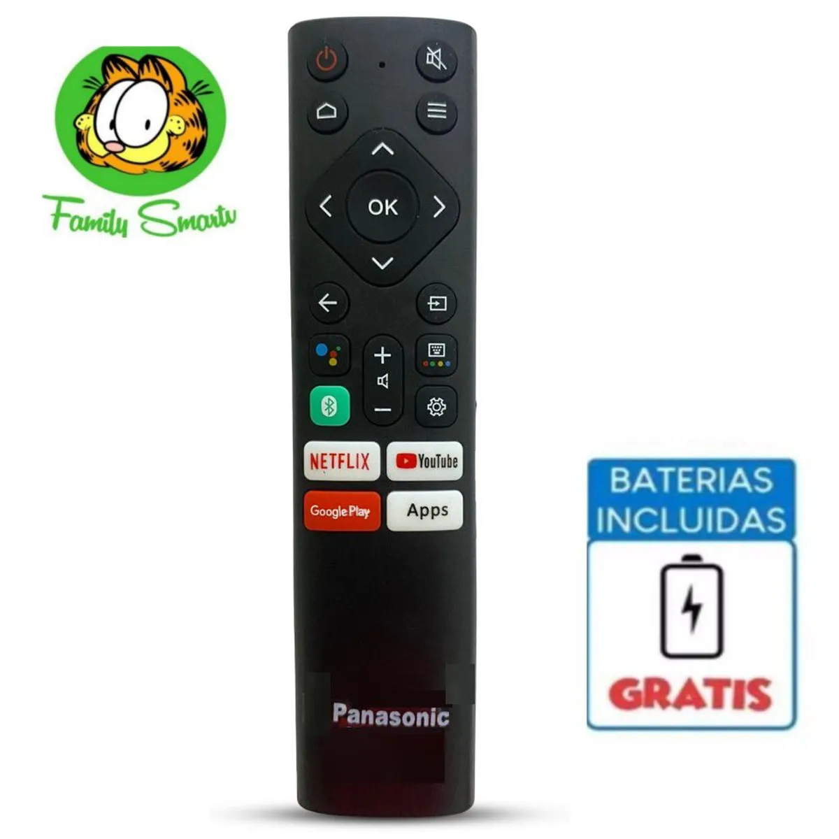 GENERICO - Control Remoto Genérico Panasonic Para Smart Tv  Pilas