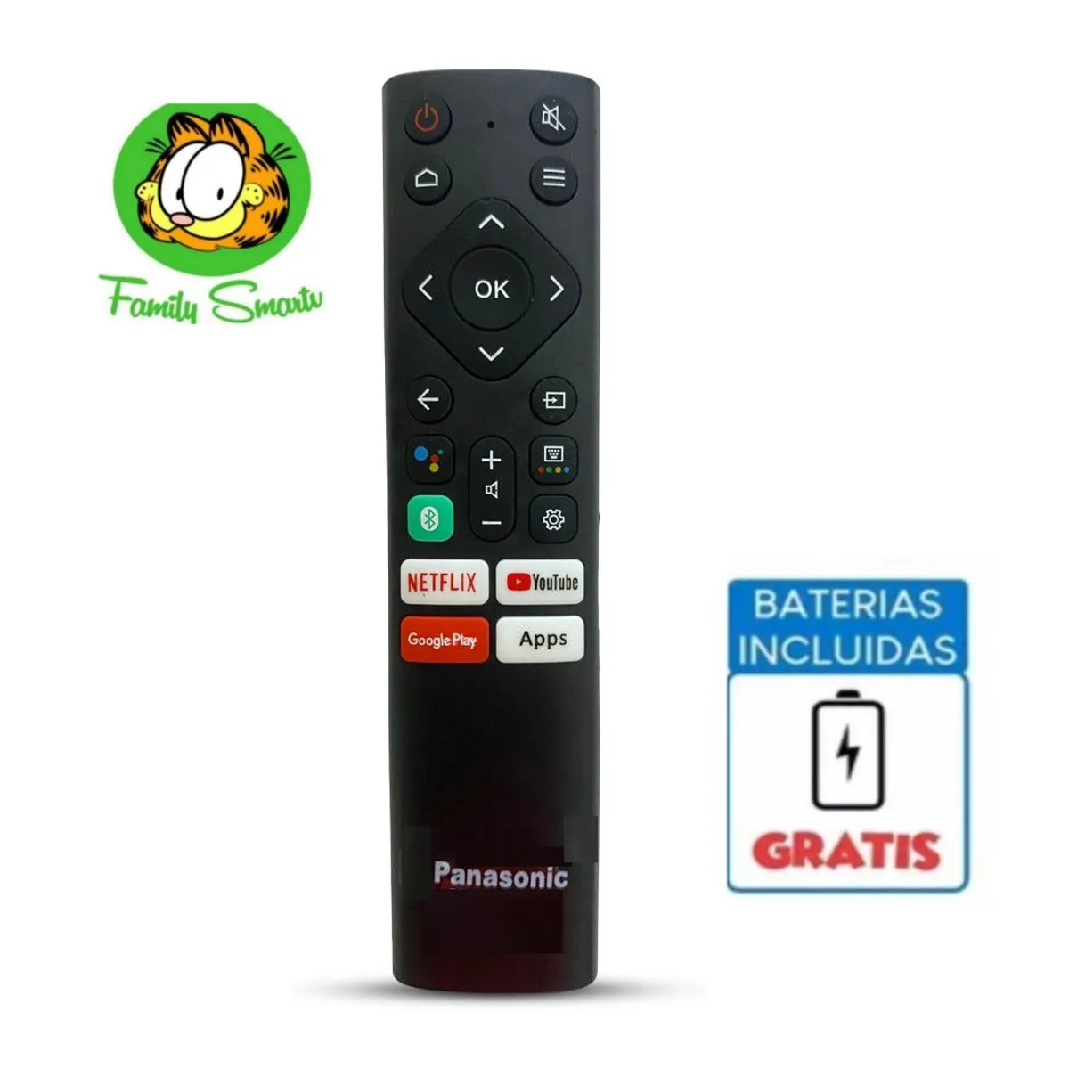 GENERICO - Control Remoto Genérico Panasonic Para Smart Tv  Pilas