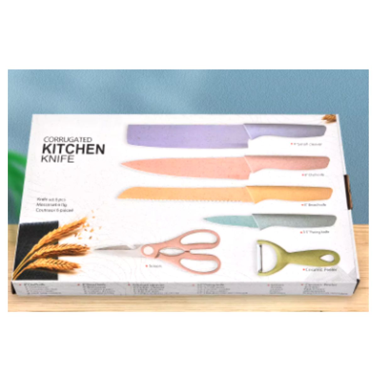 GENERICO - Set de Cuchillos de ceramica