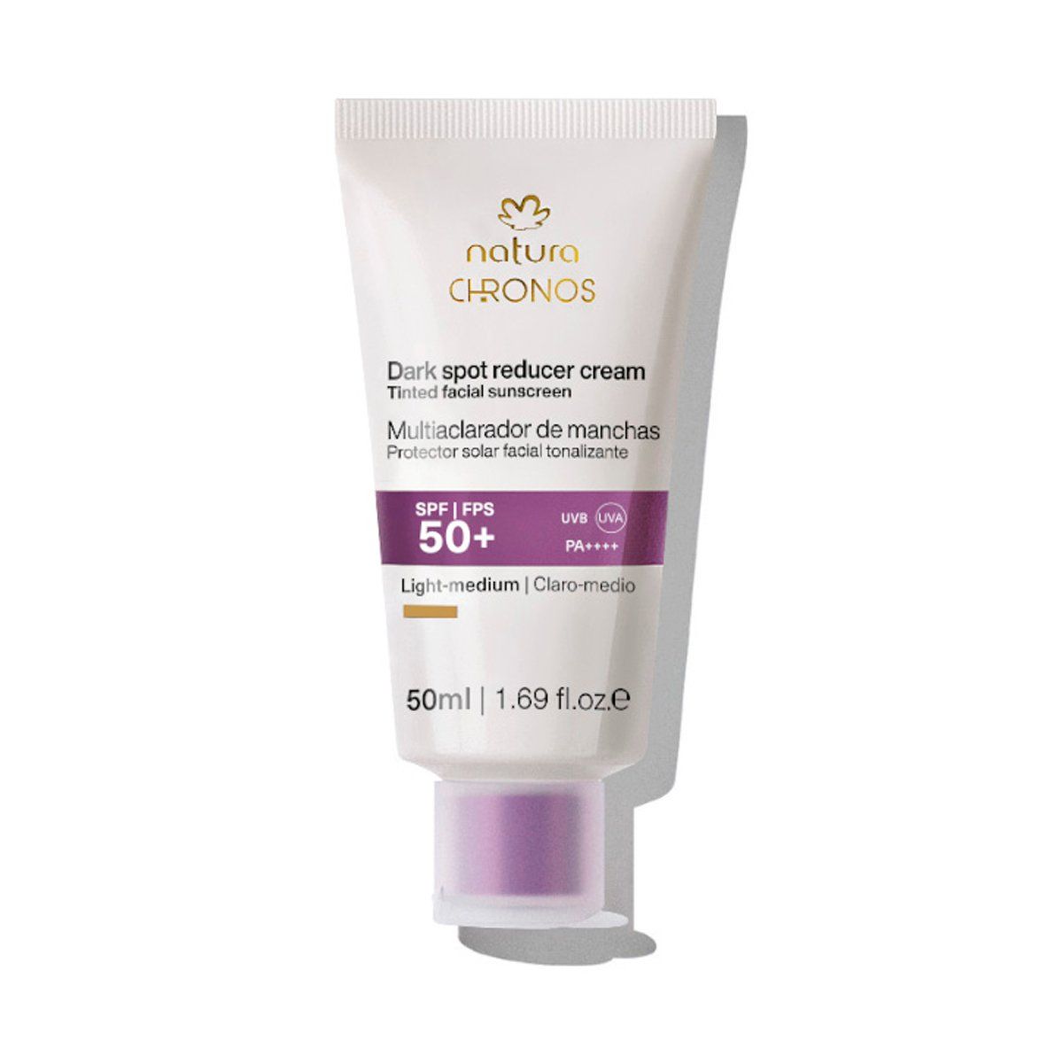 NATURA - Protector aclarador FPS 50+ claro - medio Chronos Derma