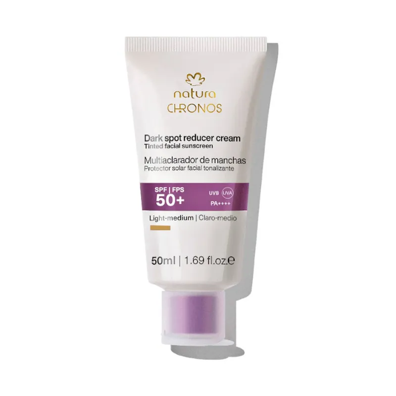 NATURA - Protector aclarador FPS 50+ claro - medio Chronos Derma