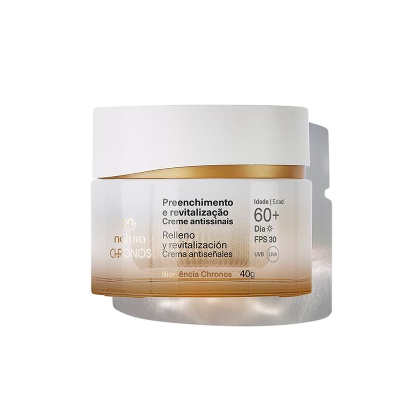 NATURA - Crema antiseñales​ Relleno y revitalización ​ Chronos 60+ día
