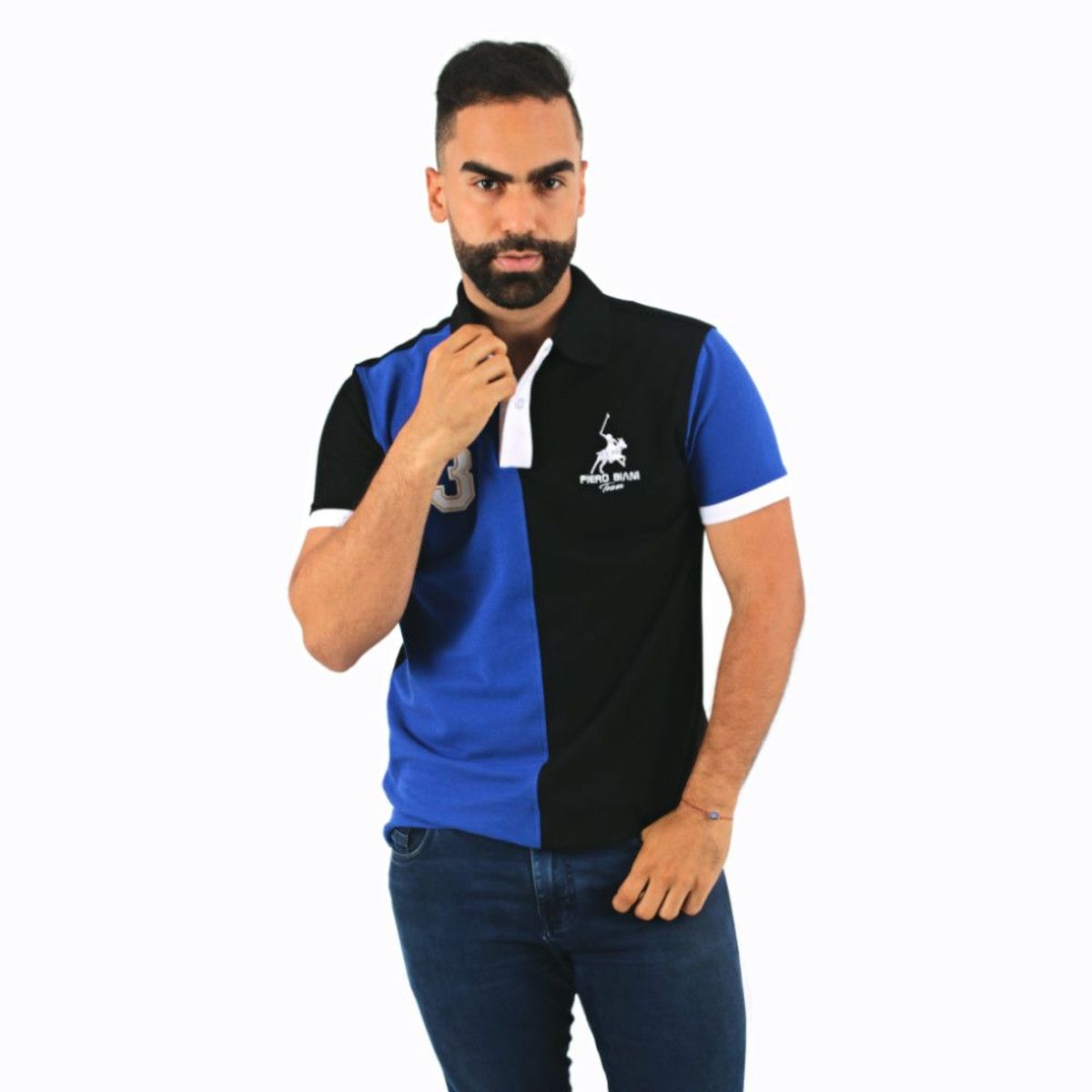 GENERICO - Polo Manga Corta Hombre Algodón Pique Piero Biani