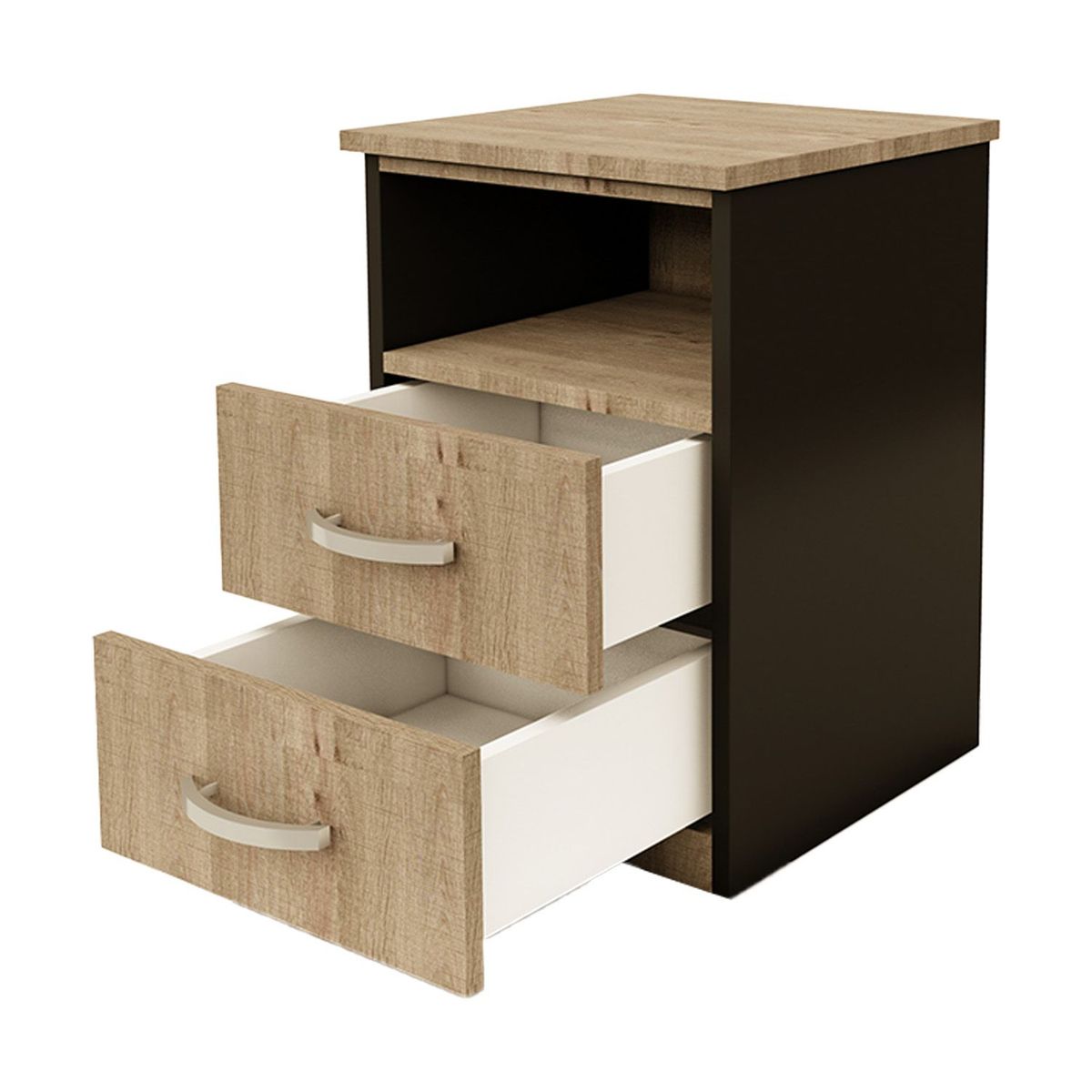 BARAKA HOME - Velador Viljandi - Macchiato y Negro