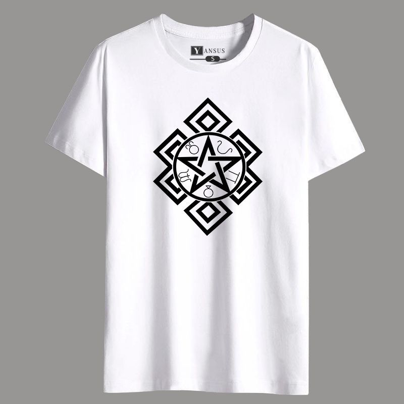 YANSUS - Polo Hombre Yansus Blanco Estrella