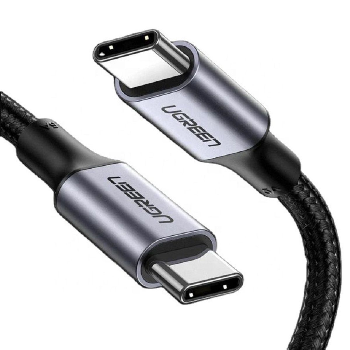UGREEN - Cable 2m Usb-c Carga Rapida 100w Premium Nylon Trenzado