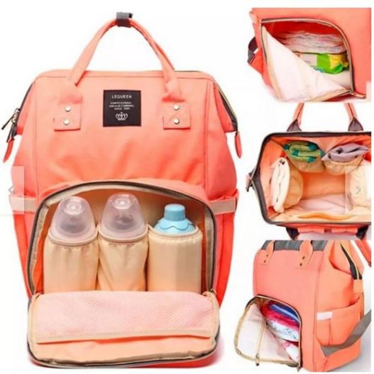 GENERICO - Mochila Pañalera Multifuncional para Bebe