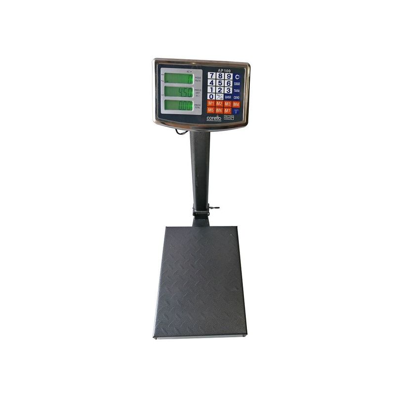 GENERICO - Balanza Industrial 100 Kg con Plataforma ACSTCS-100K