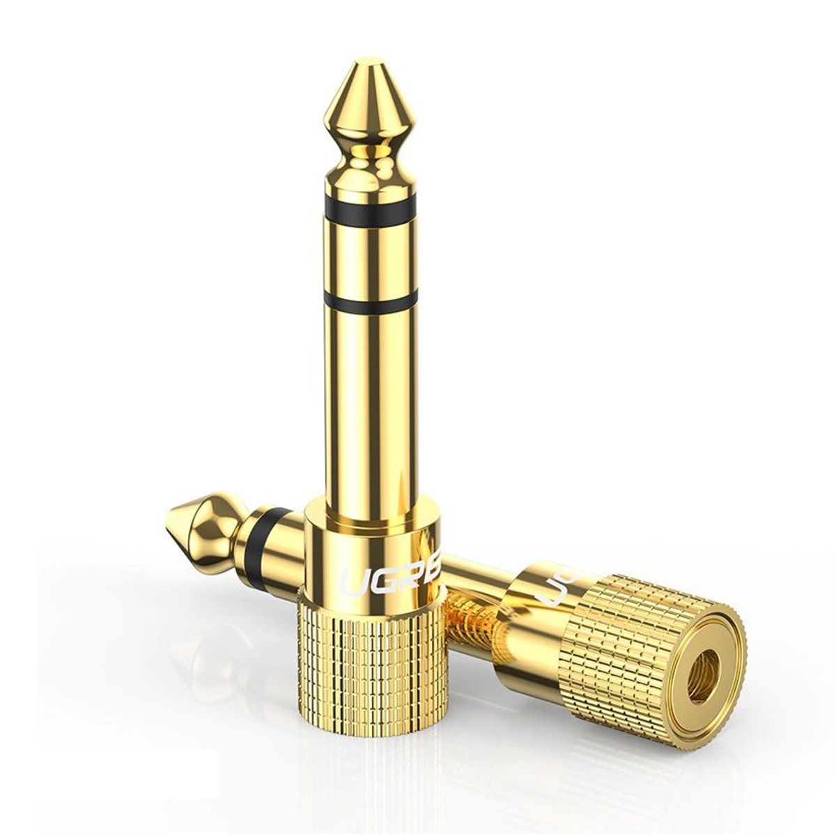 UGREEN - Mini Adaptador Audio 65mm Auxiliar 35mm Altavoz Guitarra