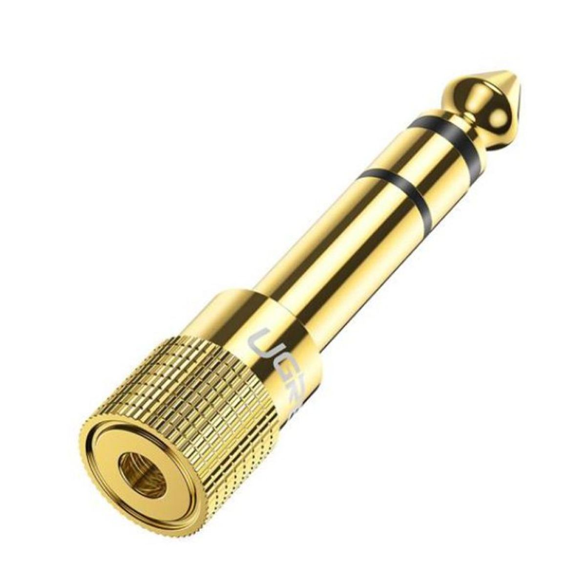 UGREEN - Mini Adaptador Audio 65mm Auxiliar 35mm Altavoz Guitarra