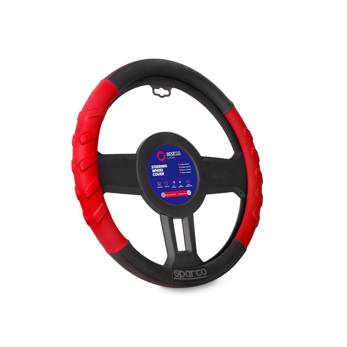 SPARCO - Funda Cubre Volante Forro De Timon Sparco Spc1117rd