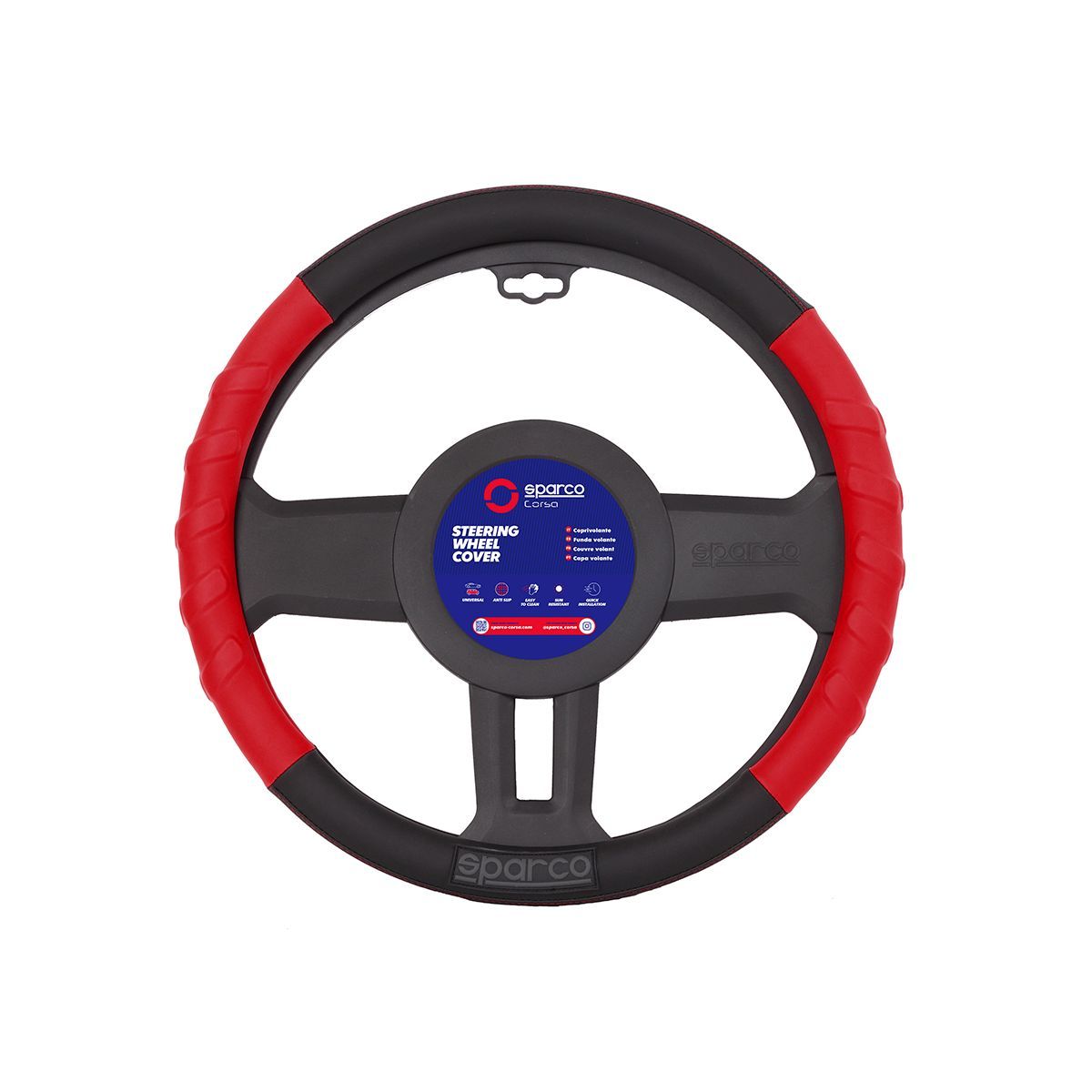 SPARCO - Funda Cubre Volante Forro De Timon Sparco Spc1117rd