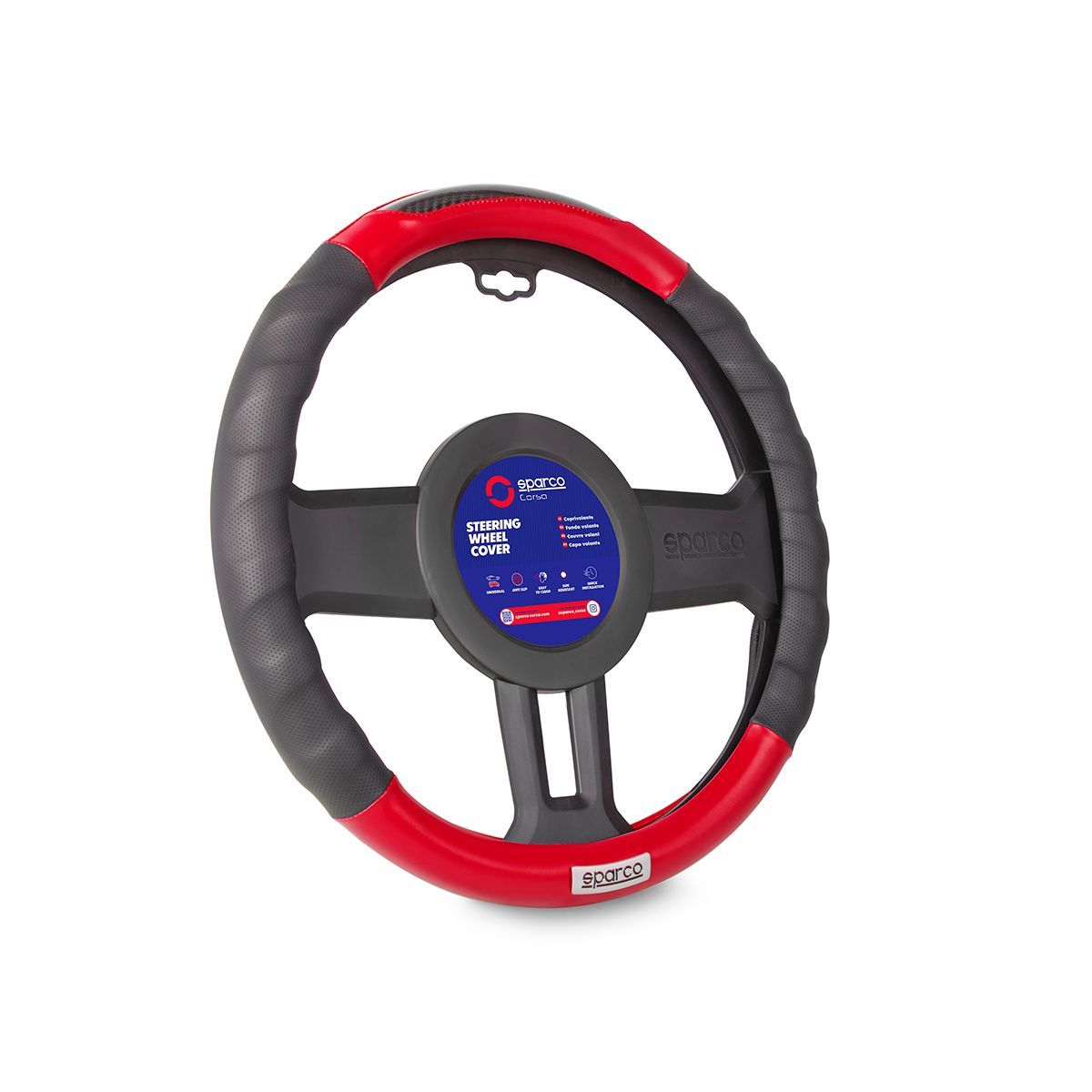 SPARCO - Funda Cubre Volante Forro De Timon Sparco Sps105rd.