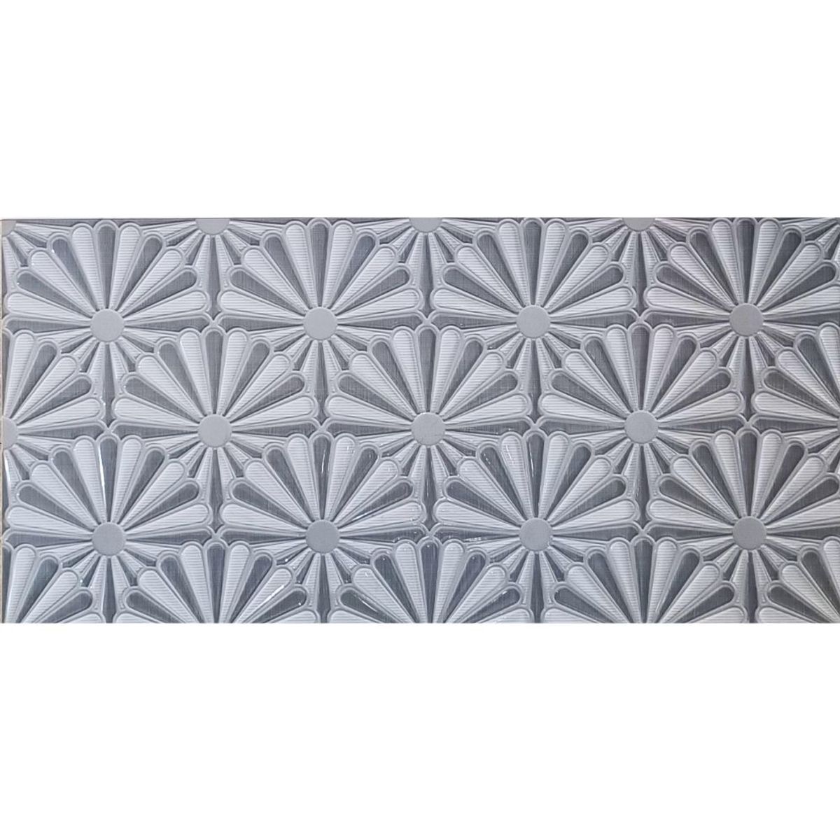 EJESA CREA TU ESPACIO IDEAL - Abanico gris 30x60cm - Mayólica importada