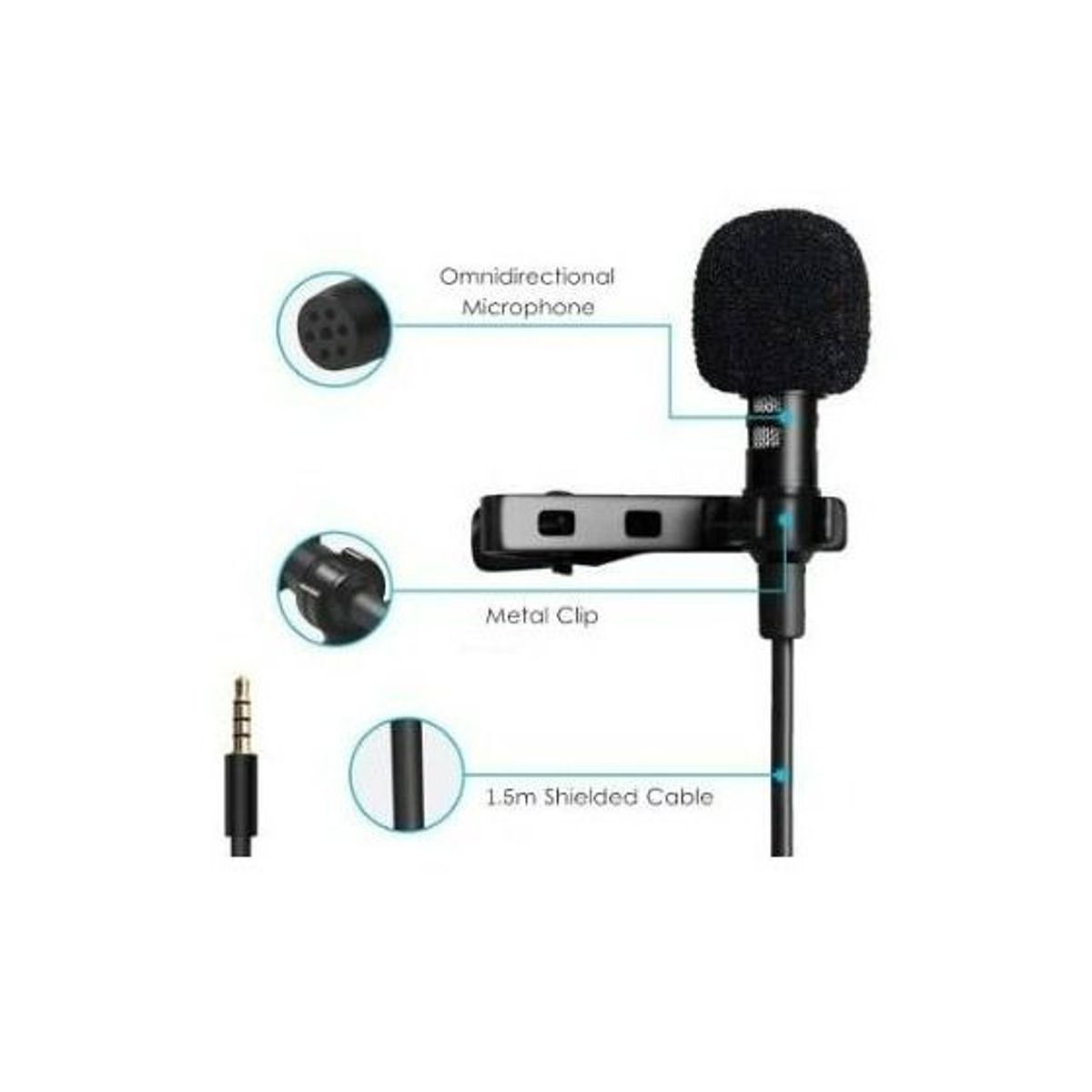 GENERICO - Microfono Solapero Pechero Lavalier