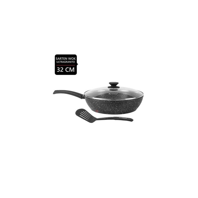 FINEZZA - Sarten Antiadherente de Granito de 32 Cm - FZ-W332TM