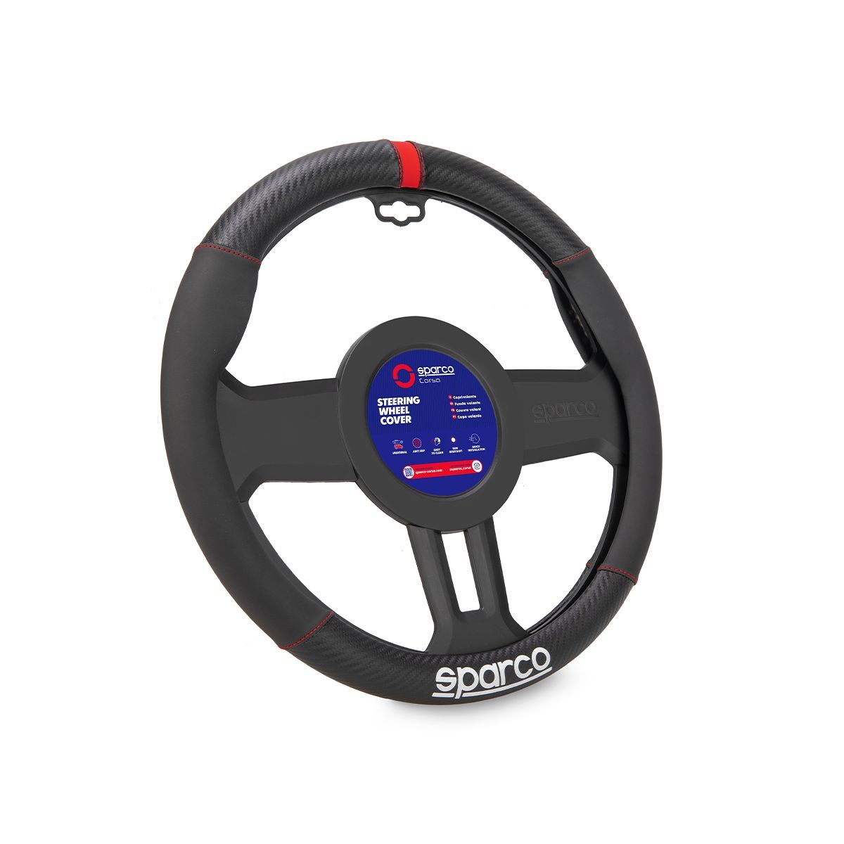 SPARCO - Funda Cubre Volante Forro De Timon Sparco Gama Alta Elegante