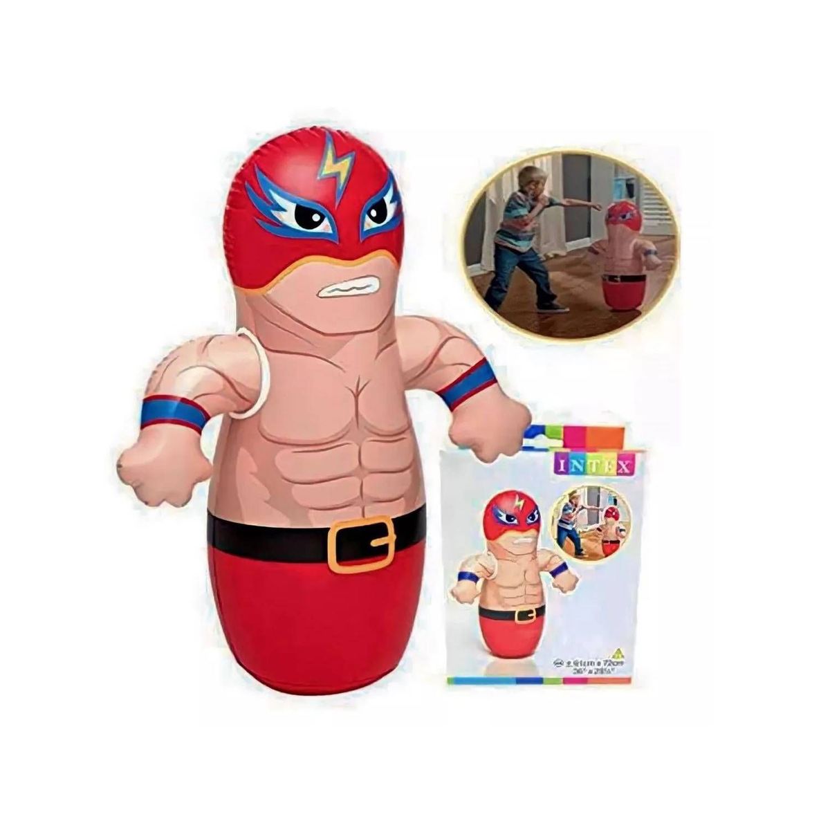 INTEX - Porfiador inflable Luchador 97cm x 61cm