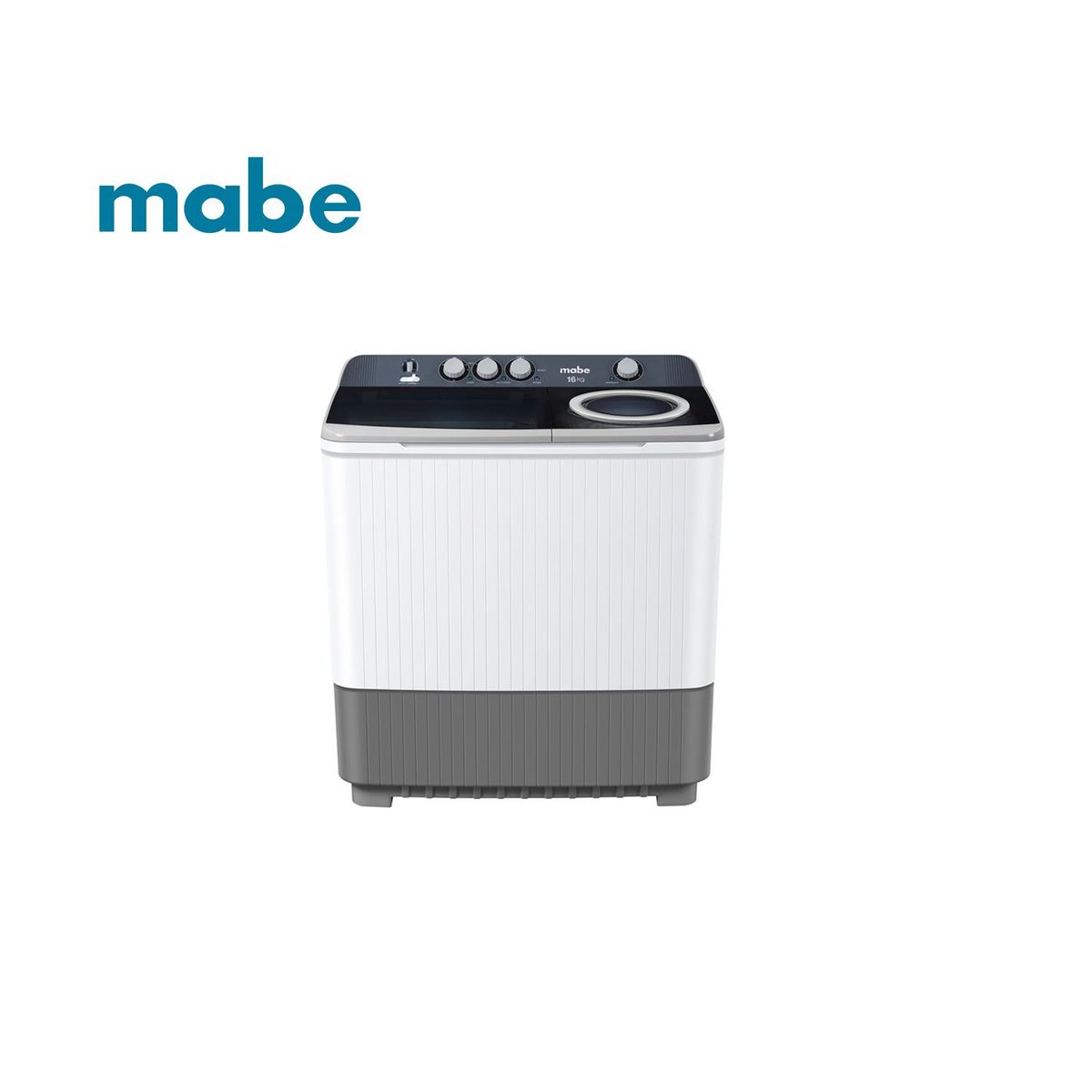MABE - Lavadora MABE semiautomatica 16 kg Blanco - LMD6124PBBB0