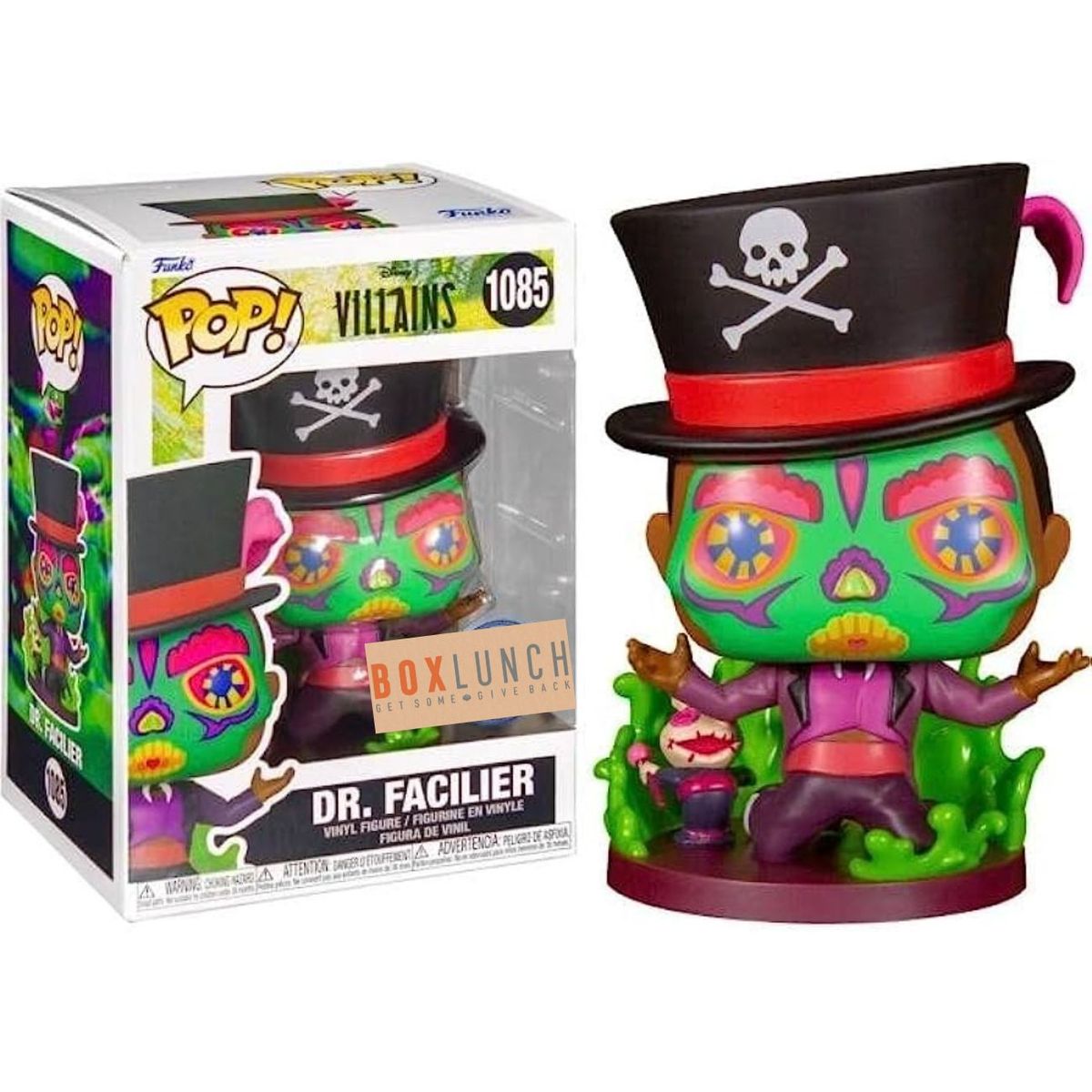 FUNKO - Funko Pop Dr Facilier Sugar Skull- Disney Villains Boxlunch