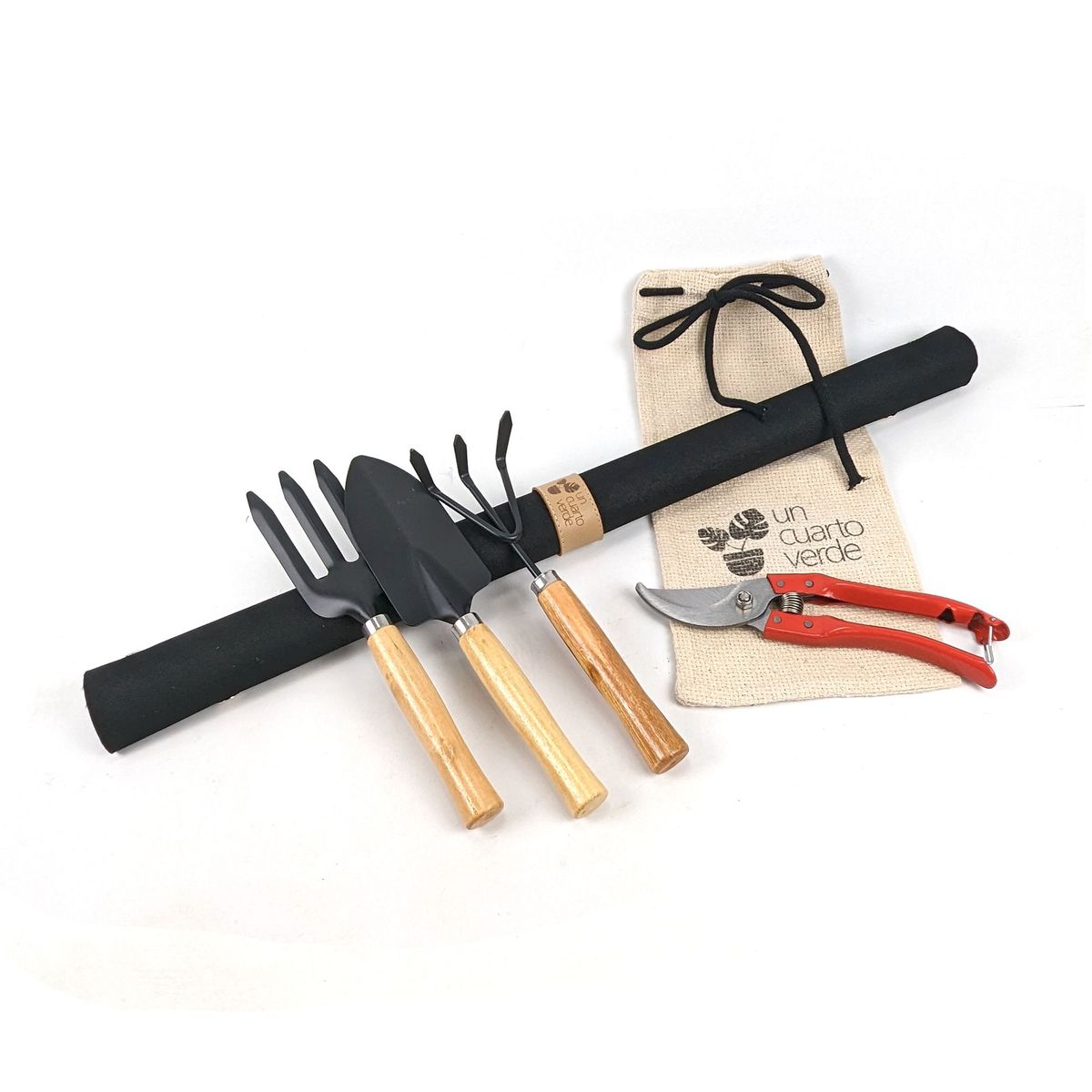 UN CUARTO VERDE - Kit Accesorios de Jardinería UN CUARTO VERDE Herramientas y mat