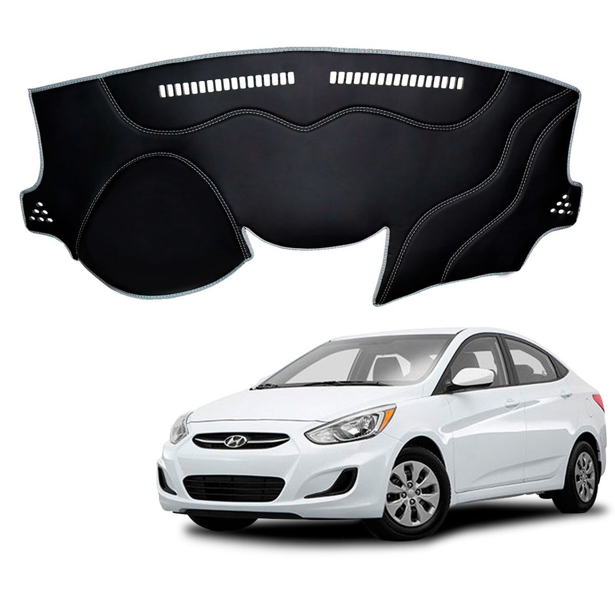 TECGO - PROTECTOR PARA TABLERO TIPO HYUNDAI ACCENT 2016-2017
