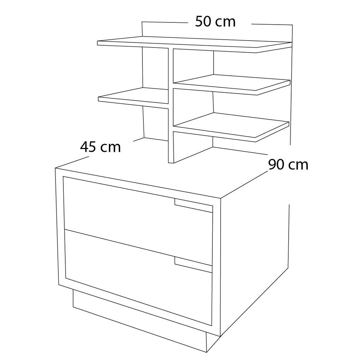 BARAKA HOME - Velador Maardu - Catania Blanco