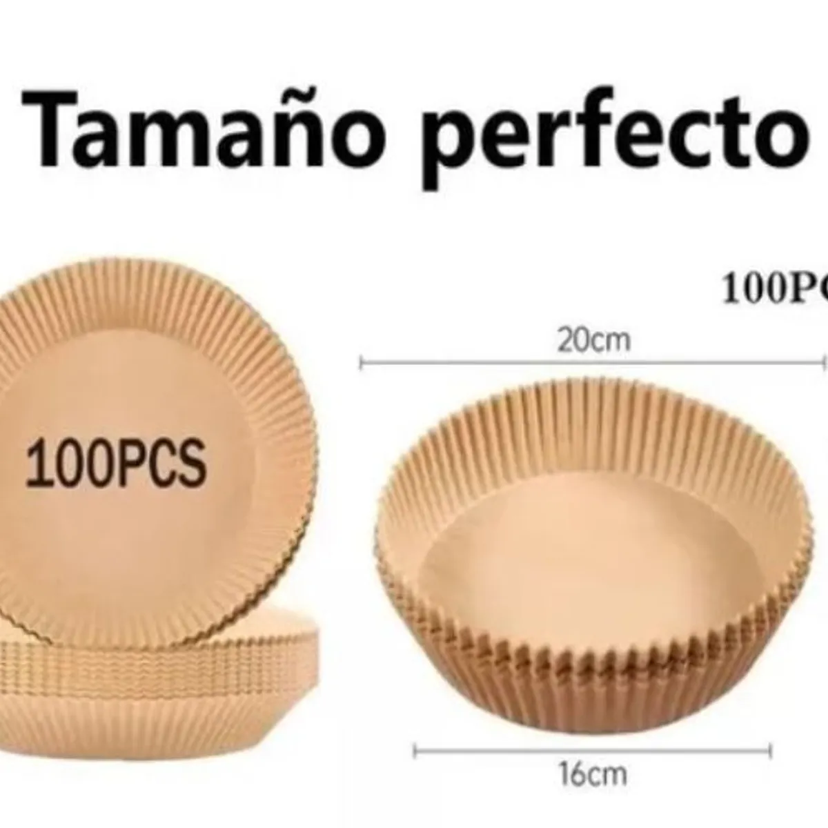 GENERICO - Papel Freidora Frituras Hornear Desechable Antiadherente